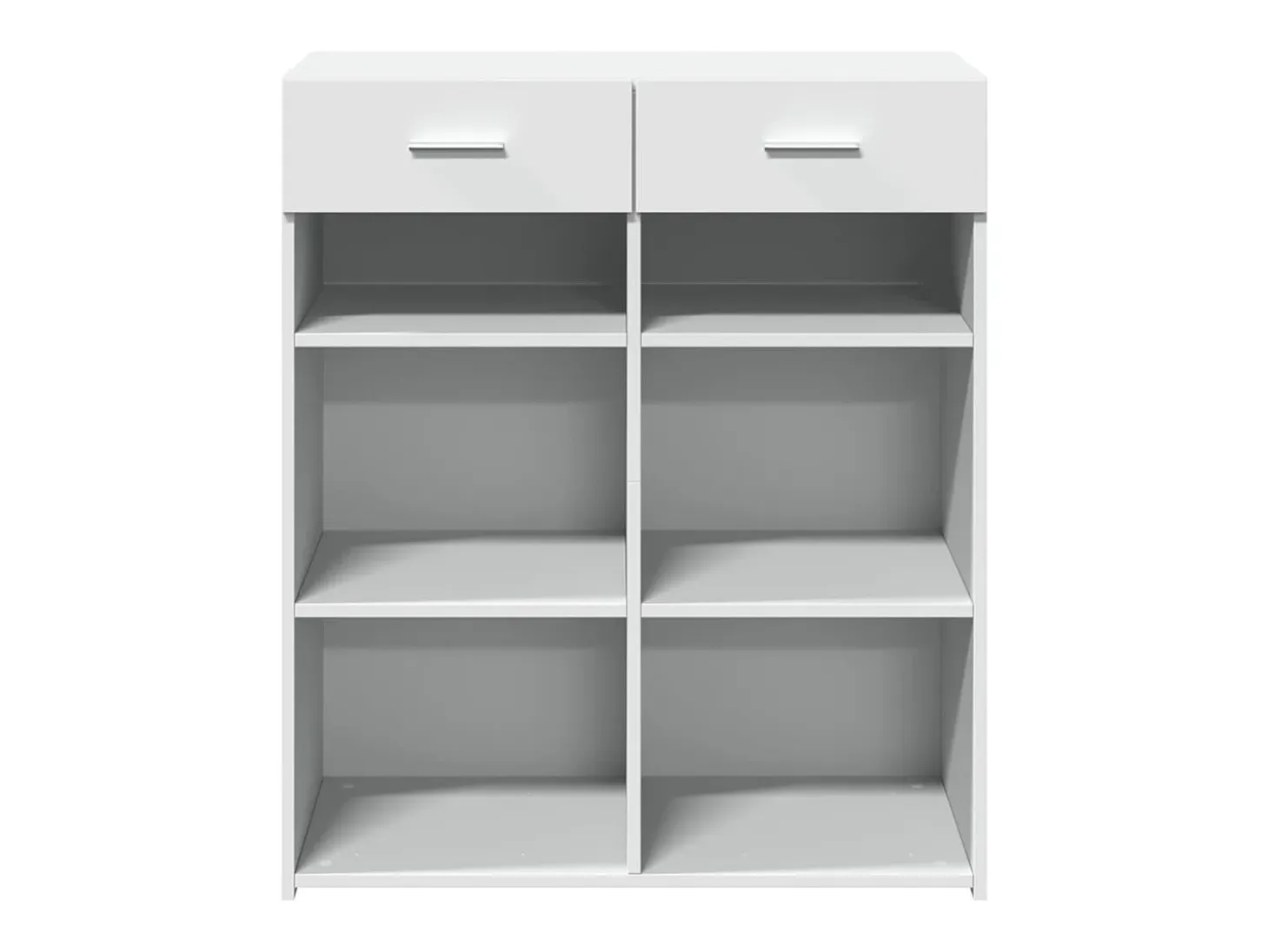 Aparador blanco 80x42,5x93 cm madera contrachapada