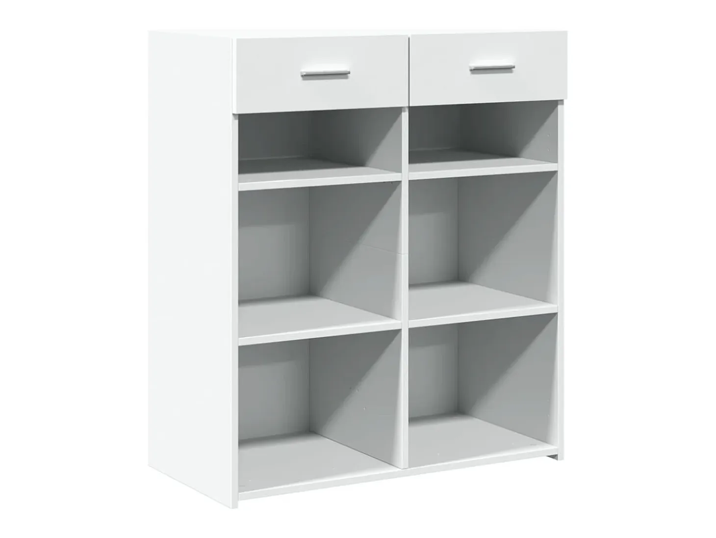 Aparador blanco 80x42,5x93 cm madera contrachapada