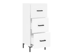 Aparador blanco 34,5x34x90 cm madera de ingeniería
