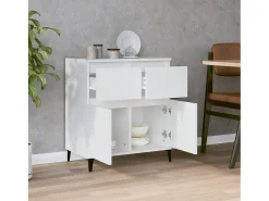 Aparador Blanco 60x35x70 cm Madera de Ingeniería