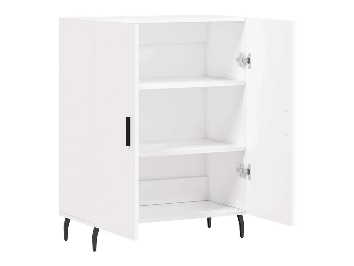 Aparador blanco 69,5x34x90 cm madera de ingeniería