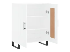 Aparador blanco 69,5x34x90 cm madera de ingeniería