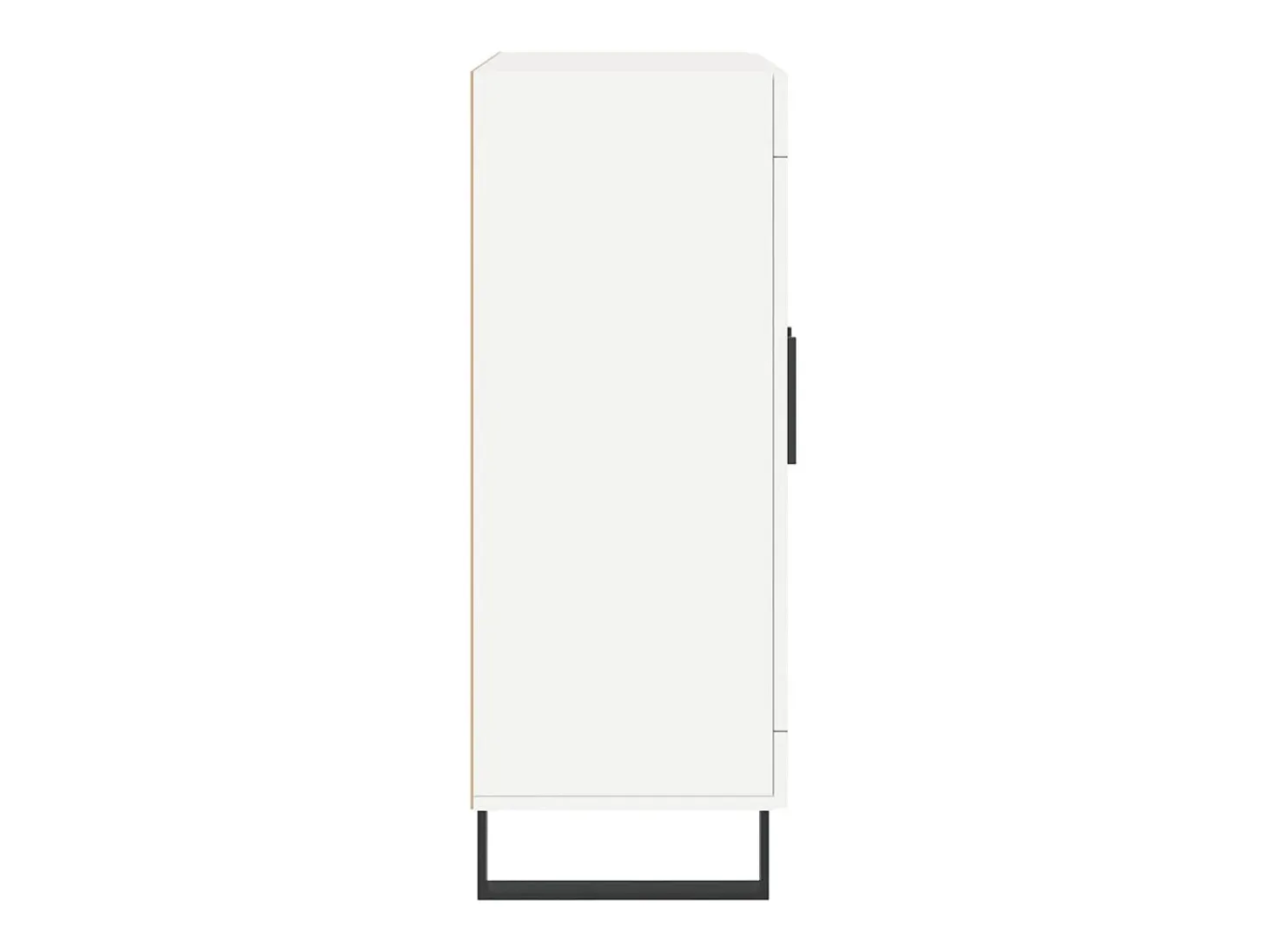 Aparador blanco 69,5x34x90 cm madera de ingeniería