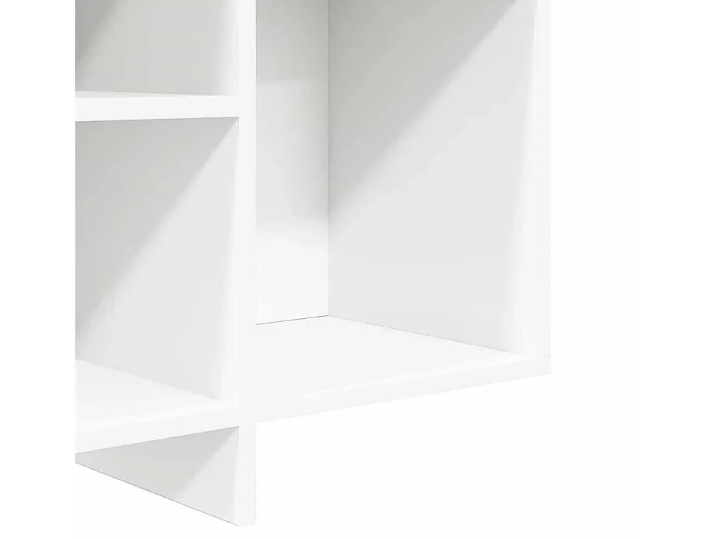 Aparador blanco 120x30x75 cm madera contrachapada