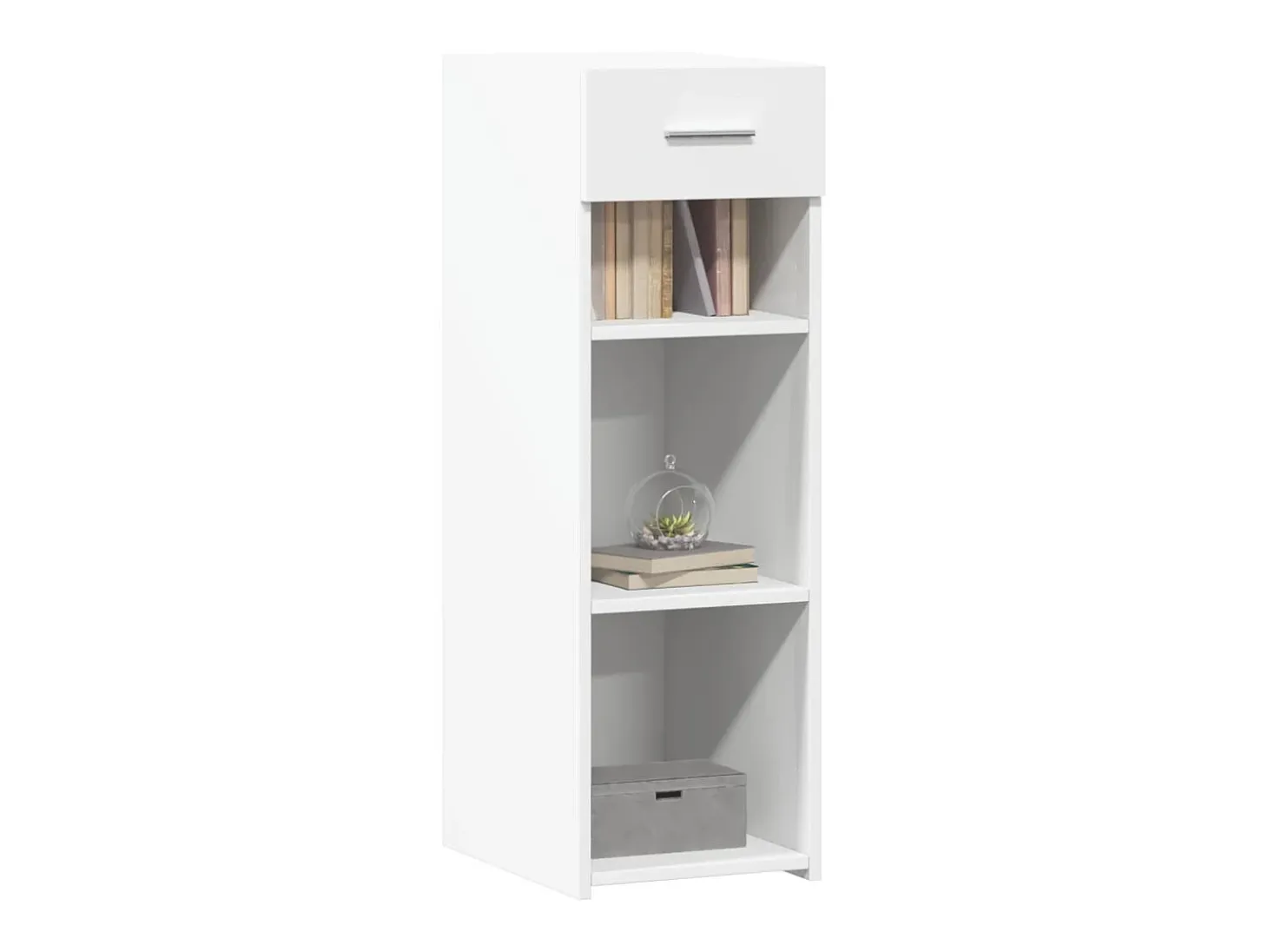 Aparador blanco 30x42,5x93 cm madera contrachapada