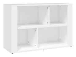 Aparador Blanco 80x30x54 cm Madera de Ingeniería