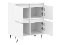 Aparador Blanco 60x35x70 cm Madera de Ingeniería