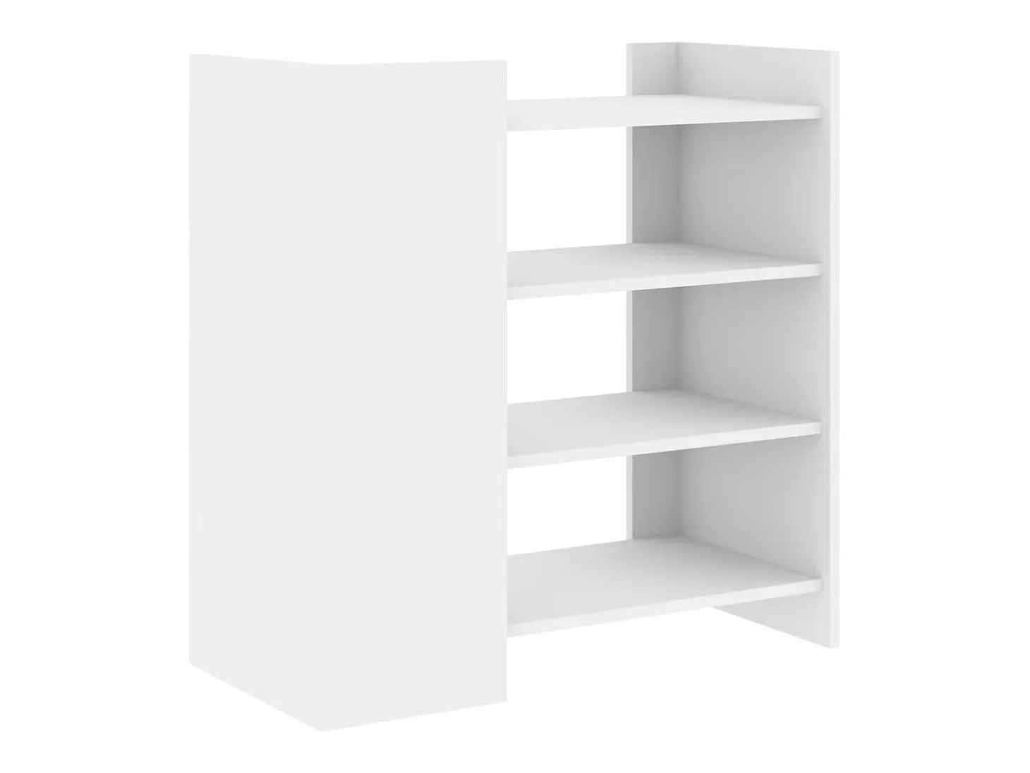 Aparador blanco 73,5x35x75 cm madera de ingeniería
