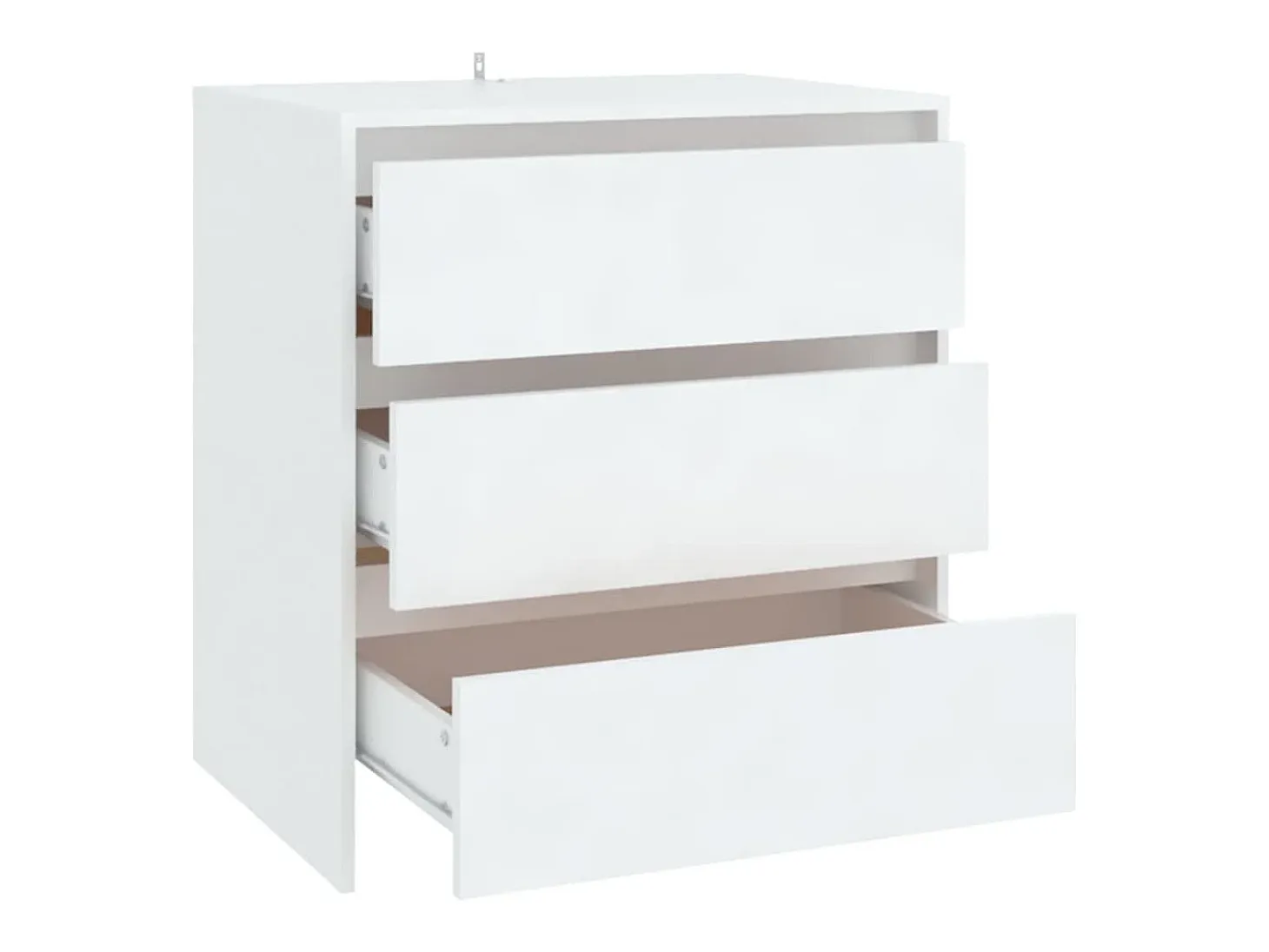 Aparador blanco 70x41x75 cm Madera de ingeniería