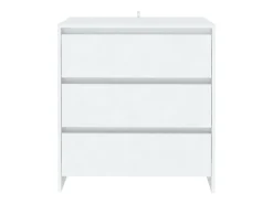 Aparador blanco 70x41x75 cm Madera de ingeniería