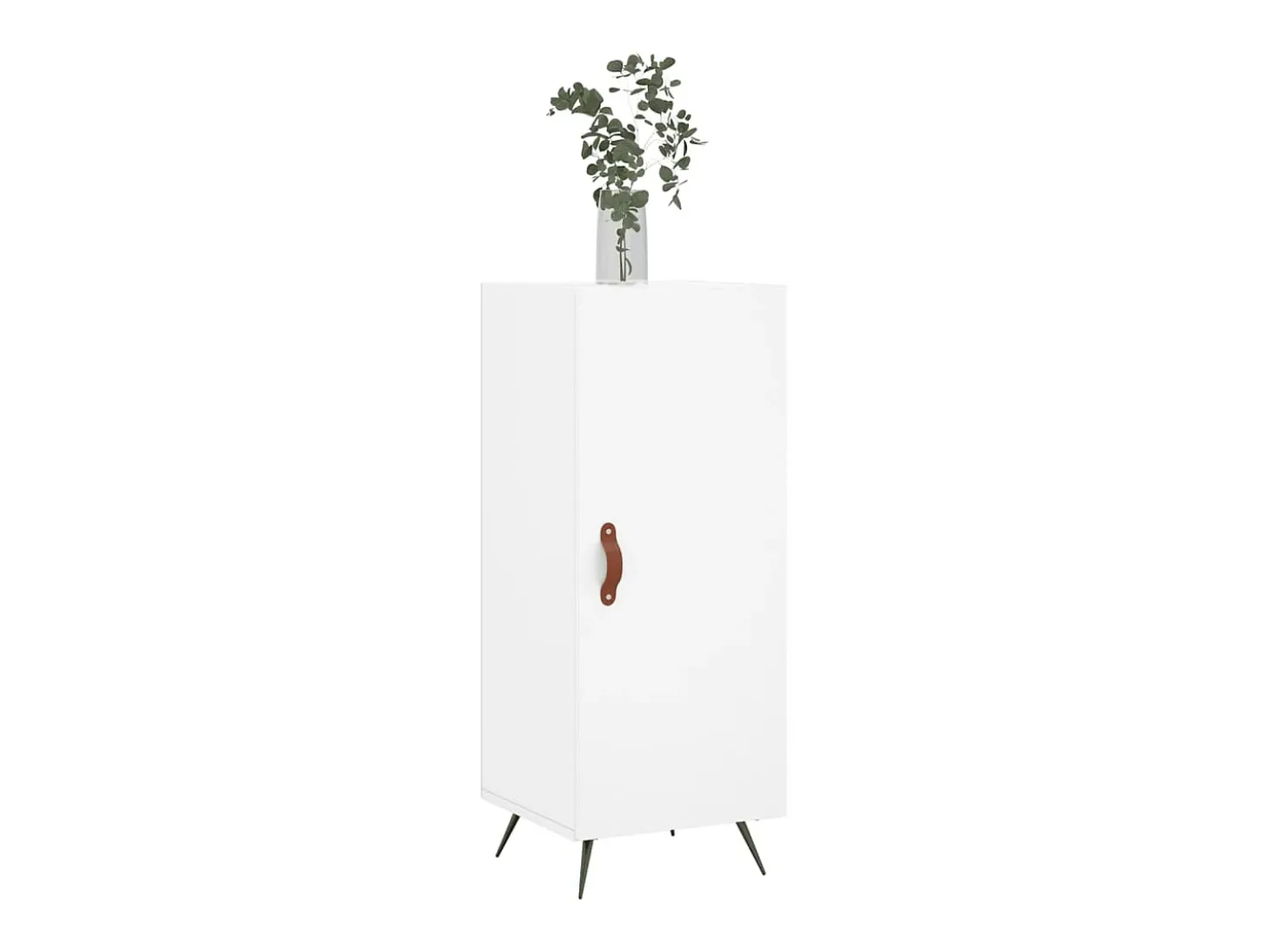 Aparador blanco 34,5x34x90 cm madera de ingeniería