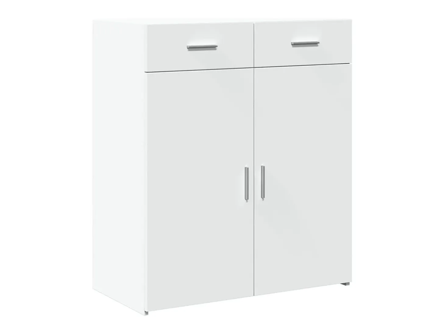 Aparador blanco 80x42,5x93 cm madera contrachapada