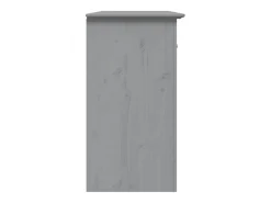 Aparador BODO gris 115,5x44x80 cm madera maciza de pino