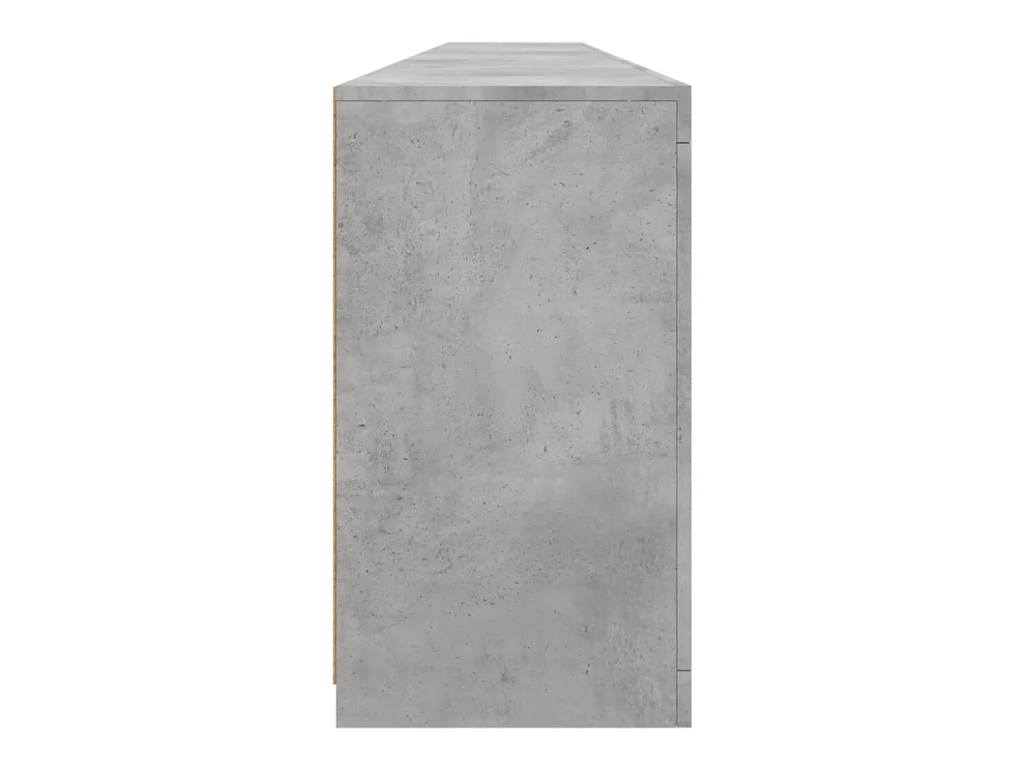 Aparador buffet cómoda armario mueble organizador cocina salón salón con luces LED 283 x 37 x 67 cm gris 02_0029994