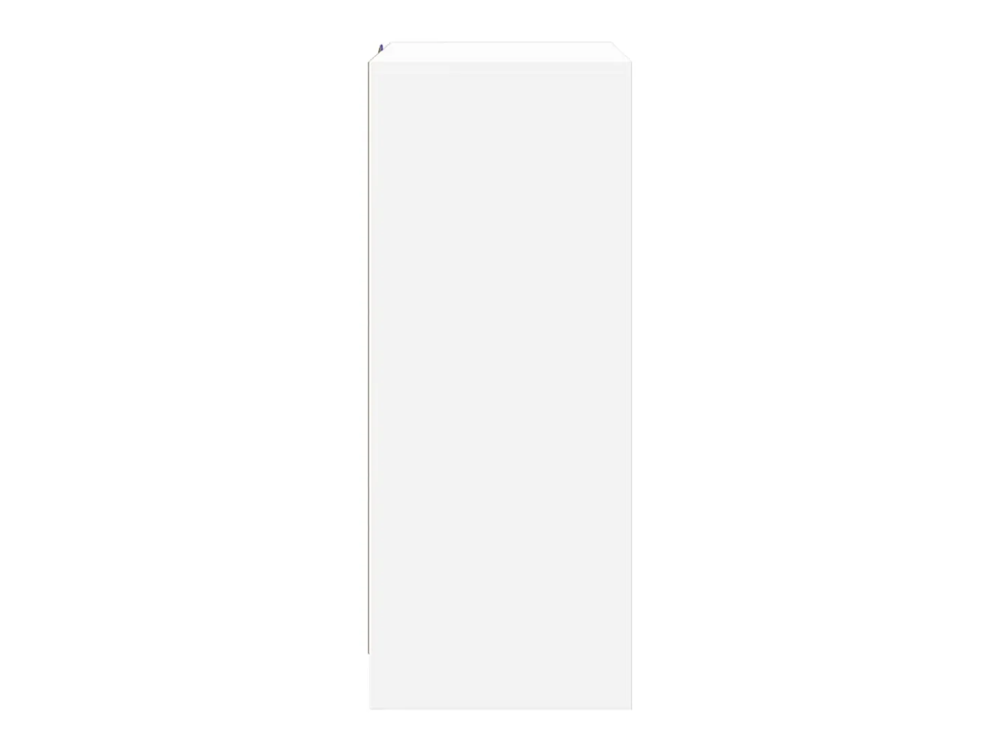 Aparador buffet cómoda armario mueble organizador cocina salón salón con LED 77 x 34 x 85 cm madera contrachapada blanco 02_0029776