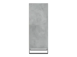 Aparador buffet cómoda armario mueble organizador cocina salón salón 34,5 x 32,5 x 90 cm madera contrachapada gris 02_0031869
