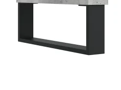 Aparador buffet cómoda armario mueble organizador cocina salón salón 34,5 x 32,5 x 90 cm madera contrachapada gris 02_0031869