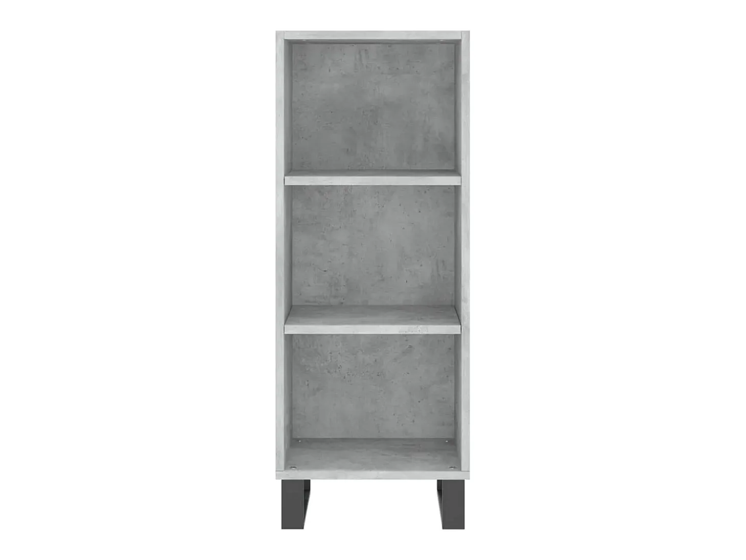 Aparador buffet cómoda armario mueble organizador cocina salón salón 34,5 x 32,5 x 90 cm madera contrachapada gris 02_0031869