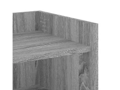 Aparador buffet cómoda armario unidad de almacenamiento organizador cocina salón salonsonoma 73,5 x 35 x 75 cm madera contrachapada gris 02_0036523