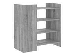 Aparador buffet cómoda armario unidad de almacenamiento organizador cocina salón salonsonoma 73,5 x 35 x 75 cm madera contrachapada gris 02_0036523