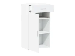 Aparador buffet cómoda armario mueble organizador cocina salón salón 50 x 42,5 x 93 cm madera contrachapada blanco 02_0030320