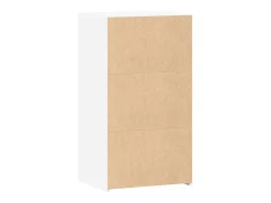 Aparador buffet cómoda armario mueble organizador cocina salón salón 50 x 42,5 x 93 cm madera contrachapada blanco 02_0030320