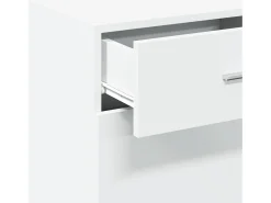 Aparador buffet cómoda armario mueble organizador cocina salón salón 50 x 42,5 x 93 cm madera contrachapada blanco 02_0030320