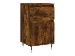 Aparador buffet cómoda armario mueble organizador cocina salón salón juego de 2 40 x 35 x 70 cm madera contrachapada marrón 02_0036729