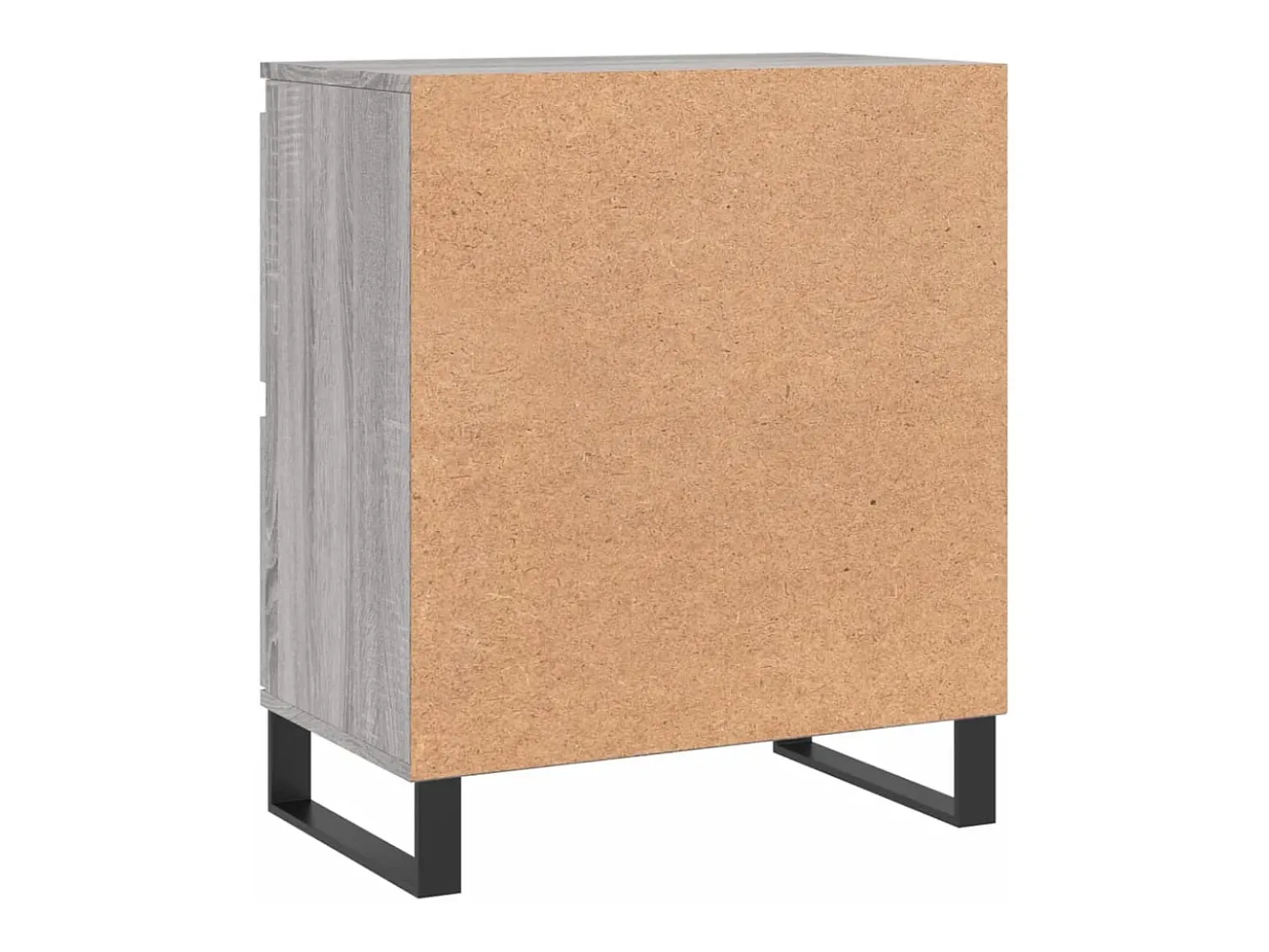 Aparador buffet cómoda armario unidad de almacenamiento organizador cocina salón salonsonoma 60 x 35 x 70 cm madera contrachapada gris 02_0036403