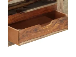 Aparador buffet cómoda armario mueble organizador cocina salón salón 100 x 30 x 50 cm madera maciza gris 02_0031760