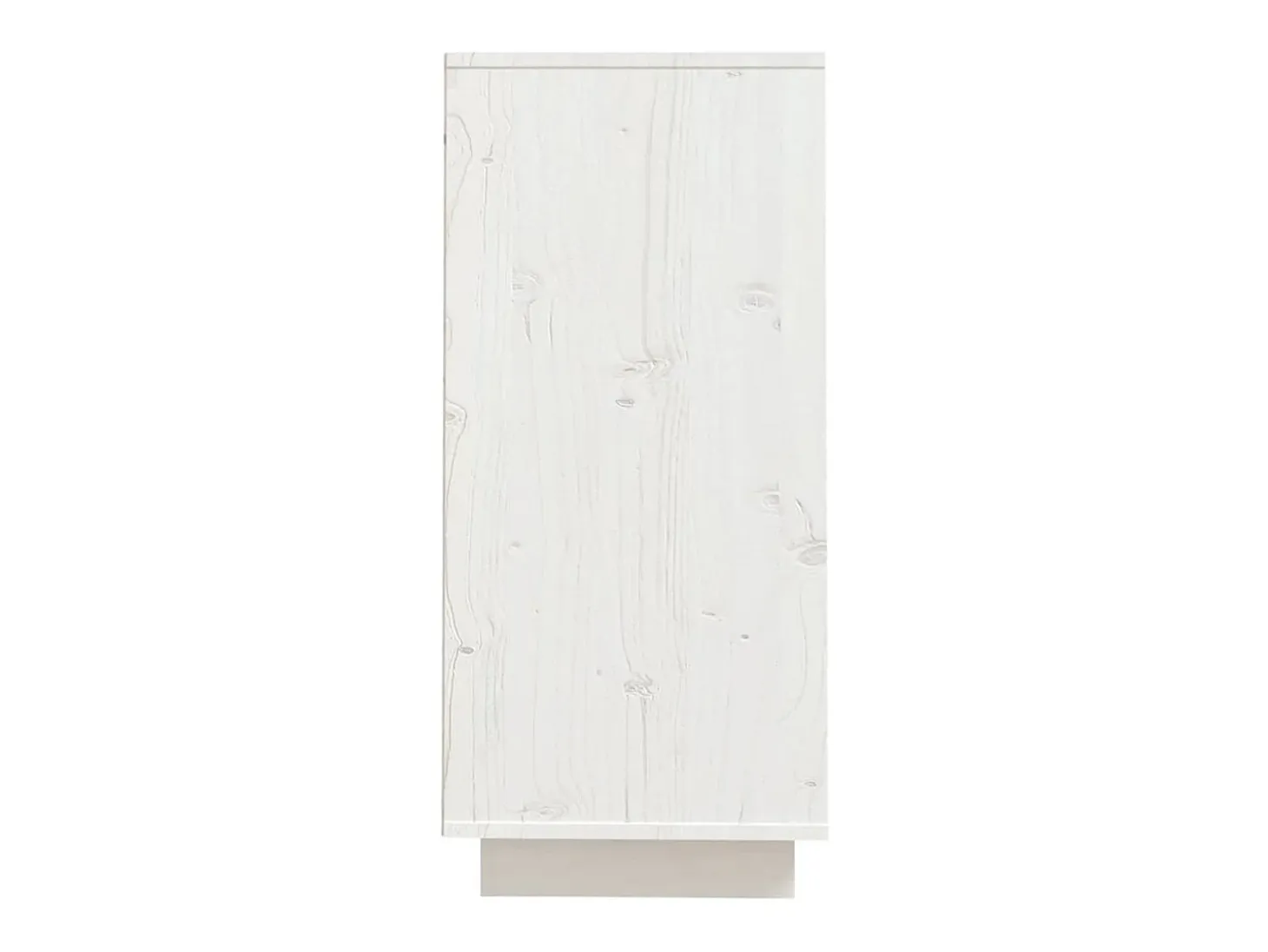 Aparador buffet cómoda armario unidad de almacenamiento organizador cocina salón salón 60 x 34 x 75 cm madera maciza de pino blanco 02_0030349