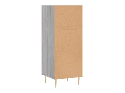 Aparador buffet cómoda armario unidad de almacenamiento organizador cocina salón salonsonoma 34,5 x 32,5 x 90 cm madera contrachapada gris 02_0036297