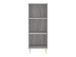 Aparador buffet cómoda armario unidad de almacenamiento organizador cocina salón salonsonoma 34,5 x 32,5 x 90 cm madera contrachapada gris 02_0036297