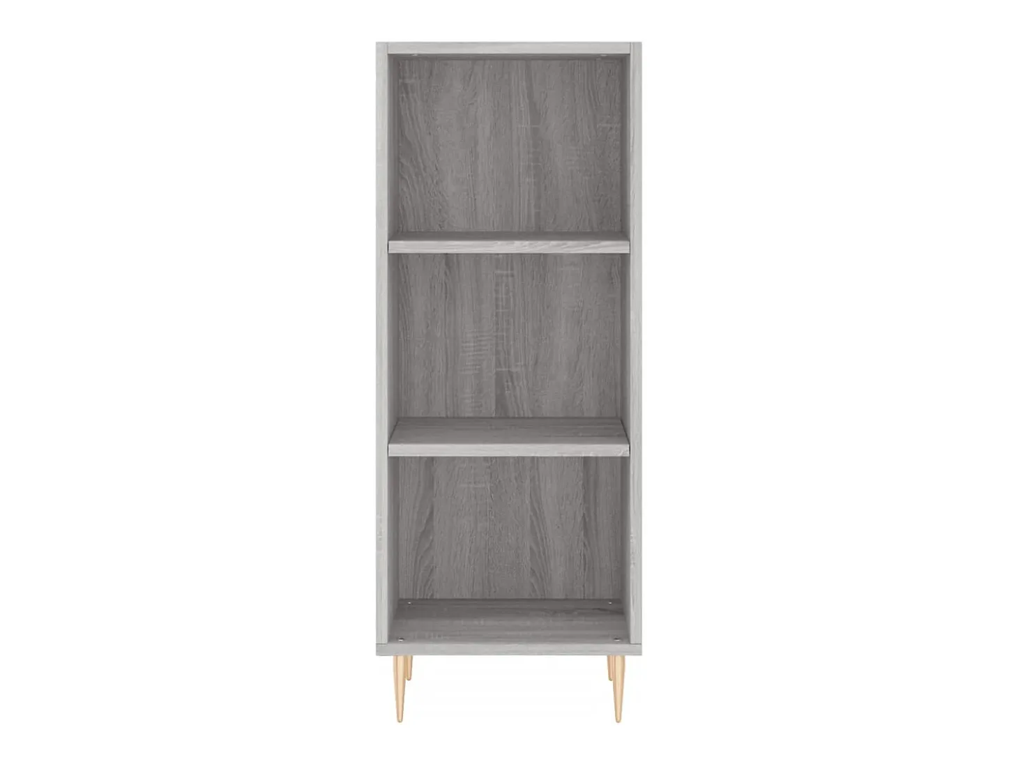 Aparador buffet cómoda armario unidad de almacenamiento organizador cocina salón salonsonoma 34,5 x 32,5 x 90 cm madera contrachapada gris 02_0036297