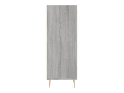 Aparador buffet cómoda armario unidad de almacenamiento organizador cocina salón salonsonoma 34,5 x 32,5 x 90 cm madera contrachapada gris 02_0036297