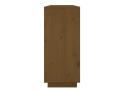 Aparador buffet cómoda armario mueble organizador cocina salón salón 120 x 35 x 80 cm madera maciza de pino marrón 02_0035737