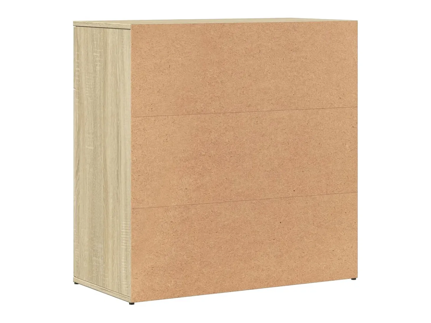 Aparador buffet cómoda armario unidad de almacenamiento organizador cocina salón salón juego de 2 sonoma 79 x 38 x 80 cm marrón madera contrachapada 02_0036825