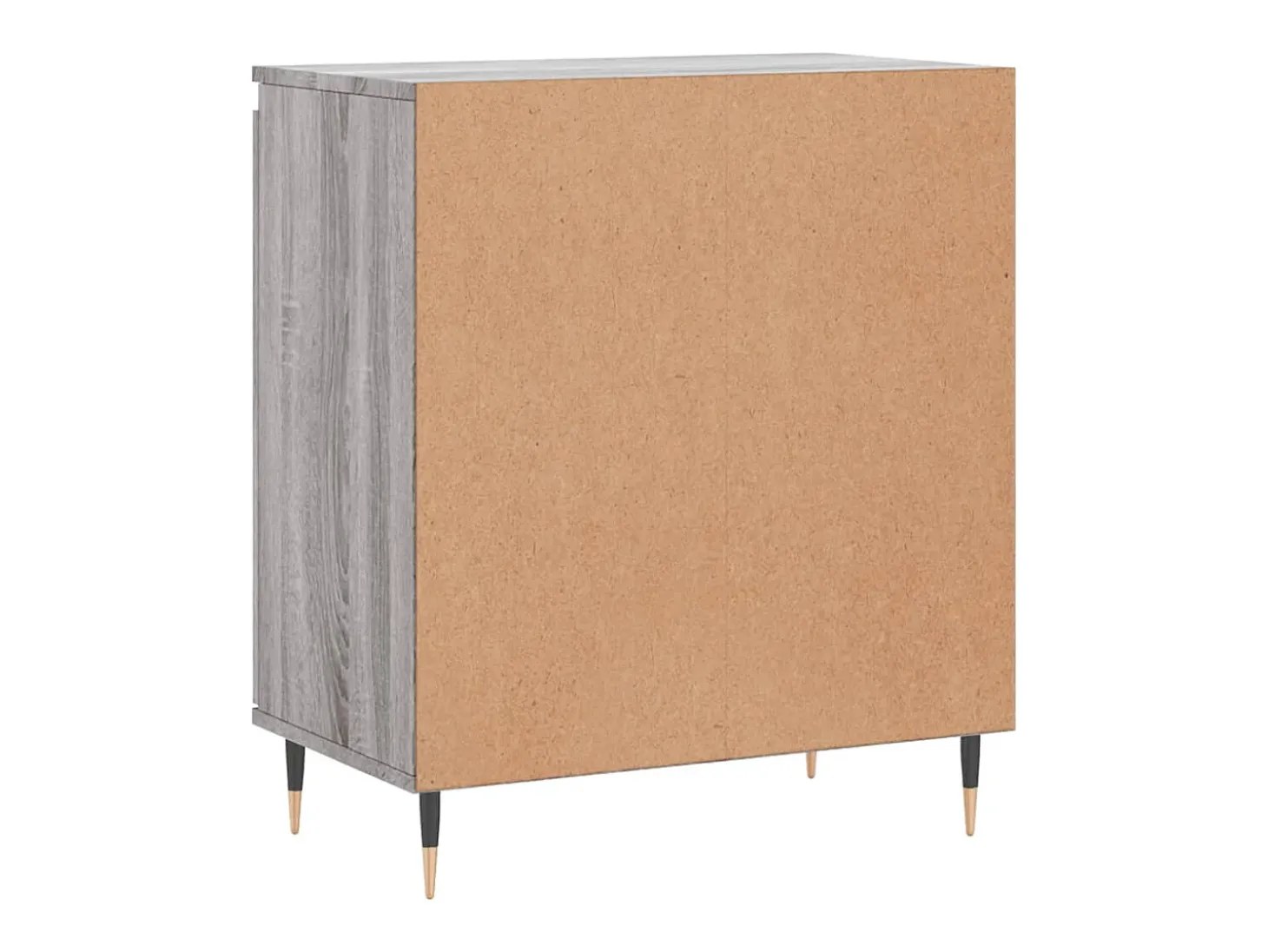 Aparador buffet cómoda armario unidad de almacenamiento organizador cocina salón salón Sonoma 60 x 35 x 70 cm madera contrachapada gris 02_0036399