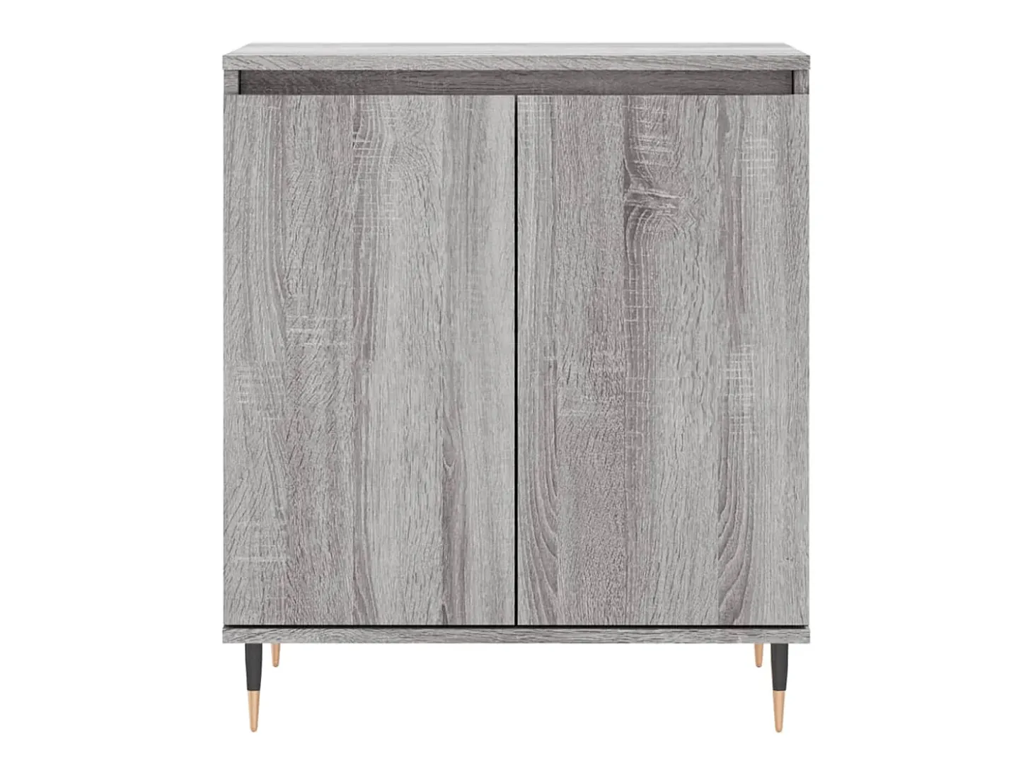 Aparador buffet cómoda armario unidad de almacenamiento organizador cocina salón salón Sonoma 60 x 35 x 70 cm madera contrachapada gris 02_0036399