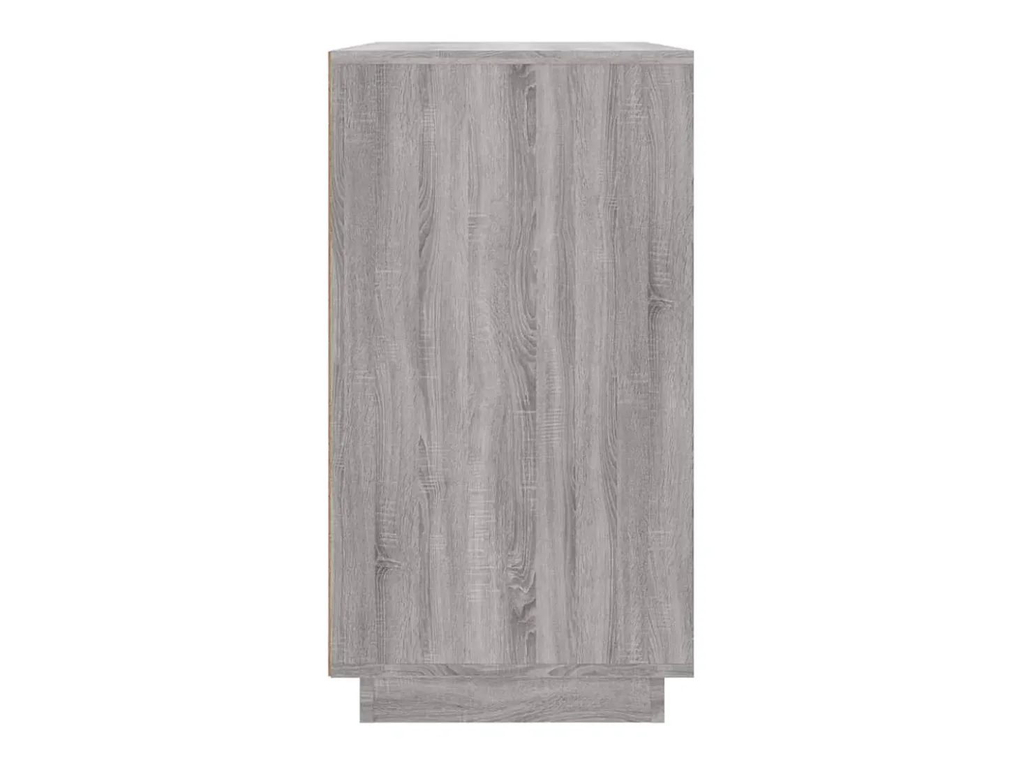 Aparador buffet cómoda armario unidad de almacenamiento organizador cocina salón salón Sonoma 80 x 34 x 75 cm madera contrachapada gris 02_0036536