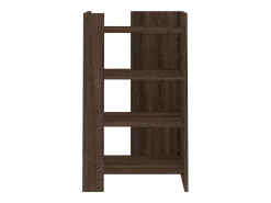 Aparador buffet cómoda armario unidad de almacenamiento organizador cocina salón salón 45 x 35 x 75 cm madera contrachapada marrón 02_0031260