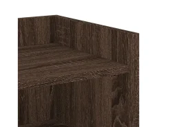Aparador buffet cómoda armario unidad de almacenamiento organizador cocina salón salón 45 x 35 x 75 cm madera contrachapada marrón 02_0031260