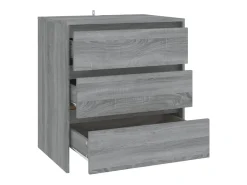 Aparador buffet cómoda armario unidad de almacenamiento organizador cocina salón salonsonoma 70 x 41 x 75 cm madera contrachapada gris 02_0036520