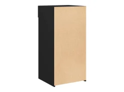 Aparador buffet cómoda armario mueble organizador cocina salón salón 45 x 42,5 x 93 cm madera contrachapada negra 02_0035948