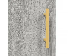 Aparador buffet cómoda armario unidad de almacenamiento organizador cocina salón salonsonoma 69,5 x 34 x 90 cm madera contrachapada gris 02_0036456