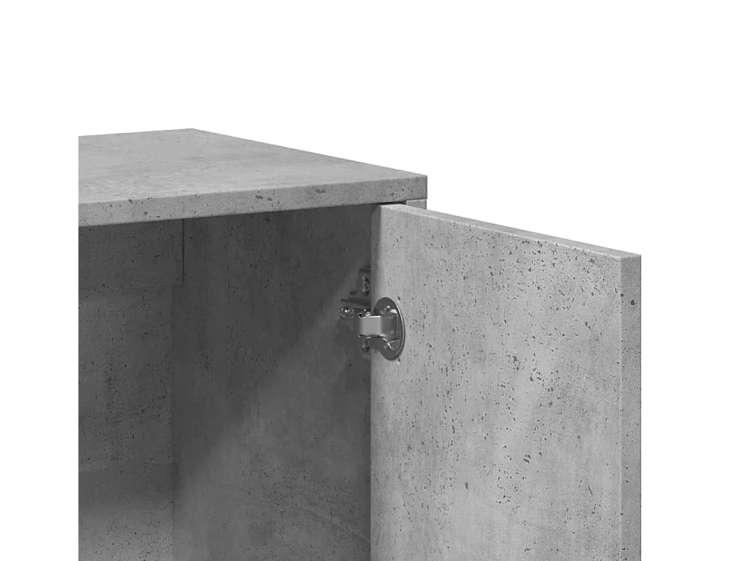 Aparador buffet cómoda armario mueble organizador cocina salón salón juego de 2 60 x 31 x 70 cm madera contrachapada gris 02_0036856