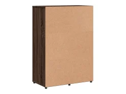 Aparador buffet cómoda armario unidad de almacenamiento organizador cocina salón salón 60 x 31 x 84 cm madera contrachapada marrón 02_0031283