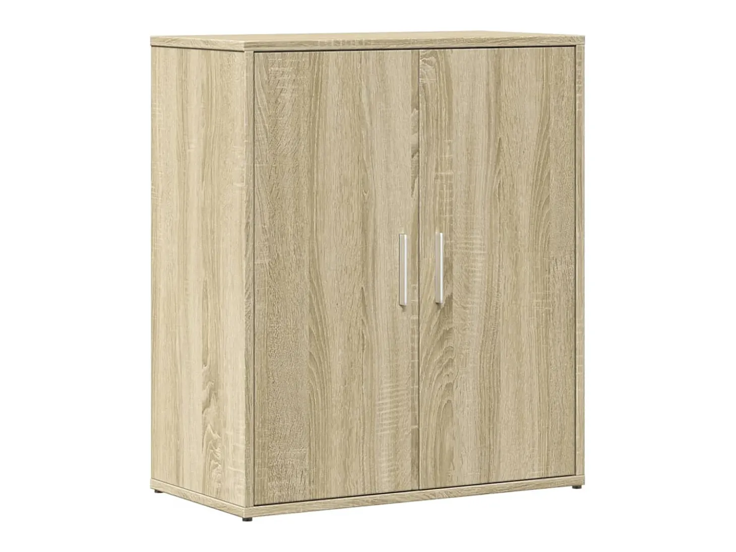 Aparador buffet cómoda armario unidad de almacenamiento organizador cocina salón salón juego de 2 sonoma 60 x 31 x 70 cm madera contrachapada marrón 02_0036814