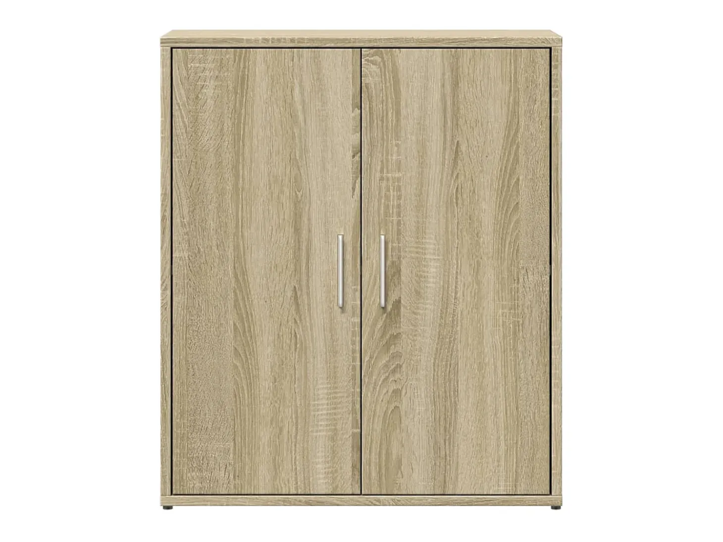 Aparador buffet cómoda armario unidad de almacenamiento organizador cocina salón salón juego de 2 sonoma 60 x 31 x 70 cm madera contrachapada marrón 02_0036814