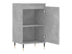 Aparador buffet cómoda armario mueble organizador cocina salón salón juego de 2 40 x 35 x 70 cm madera contrachapada negra 02_0036845